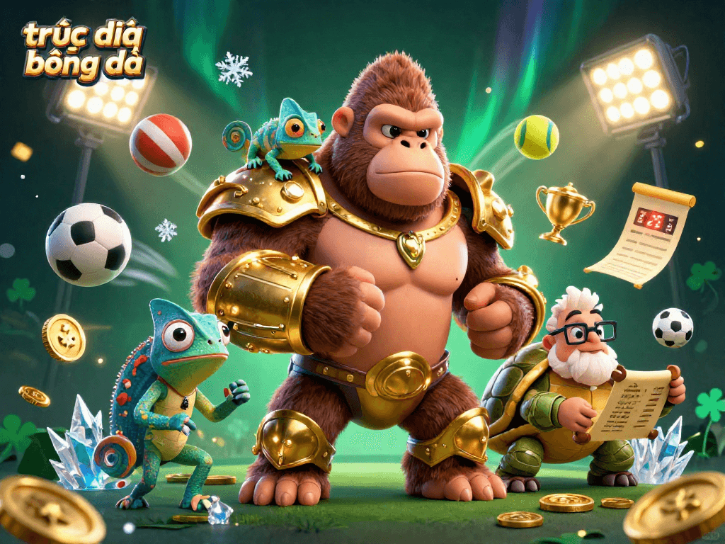 Experience trực tiếp bóng đá with exciting sports-themed visuals and dynamic gambling elements.