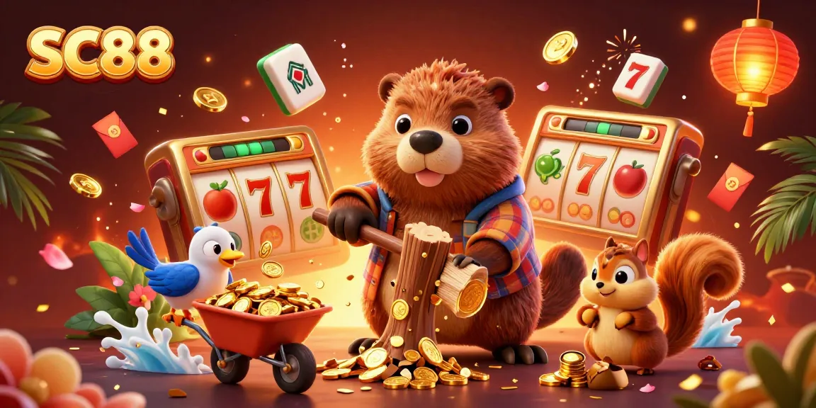Experience thrilling gameplay at SC88 with a vibrant 3D scene of jackpot-winning excitement.