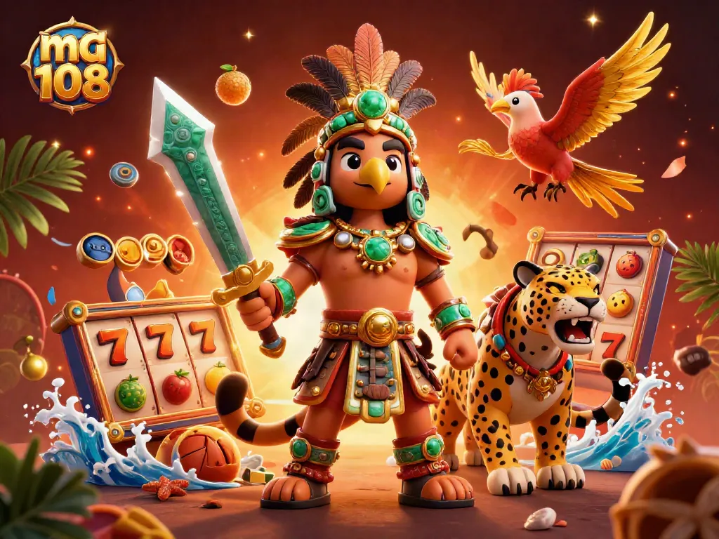Bermain dengan slot menakjubkan mg 108 saat Anda mengikuti petualangan prajurit Aztec dan jaguar yang berani.