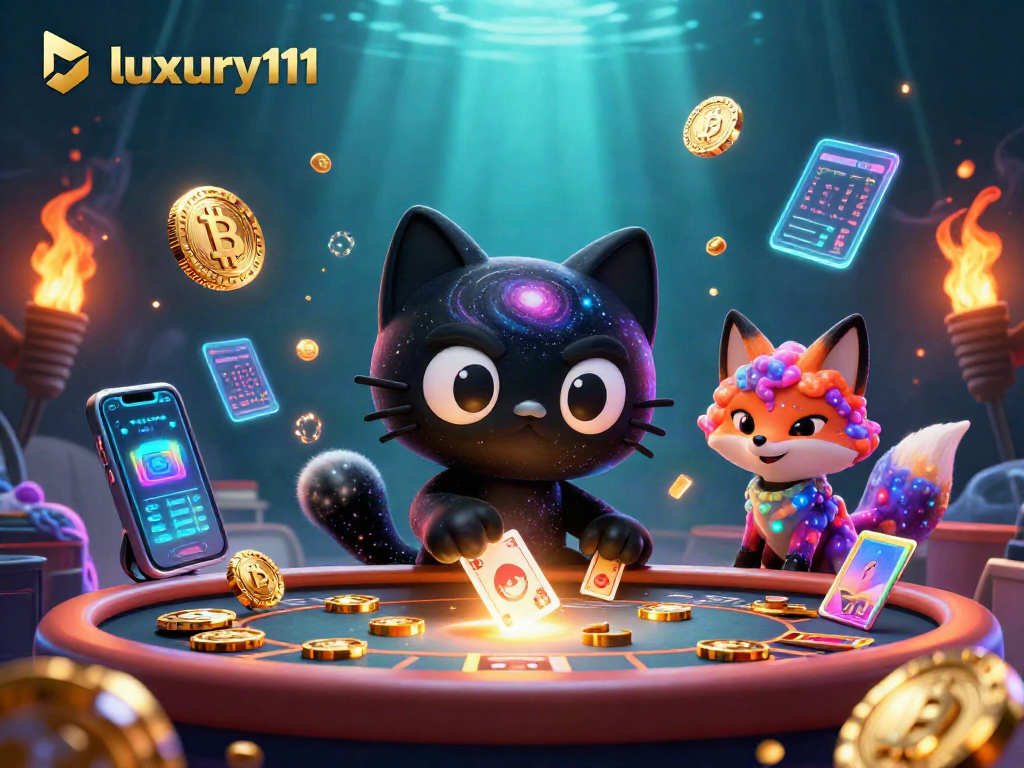 Engage with luxury111 at a cosmic casino where unique characters pull in digital treasures.