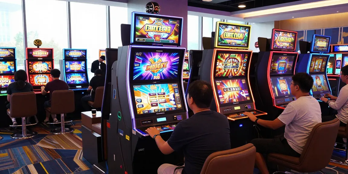 Exciting players enjoying slot gacor games in a modern casino.