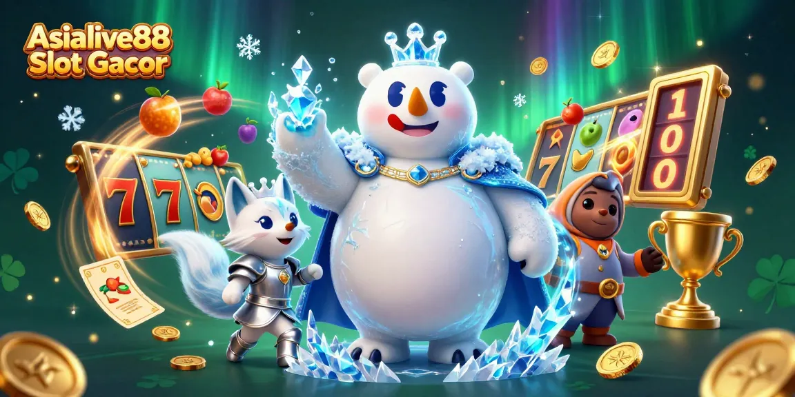 Spin and win with Asialive88 Slot Gacor's vibrant, exciting gaming experience in this lively illustration.