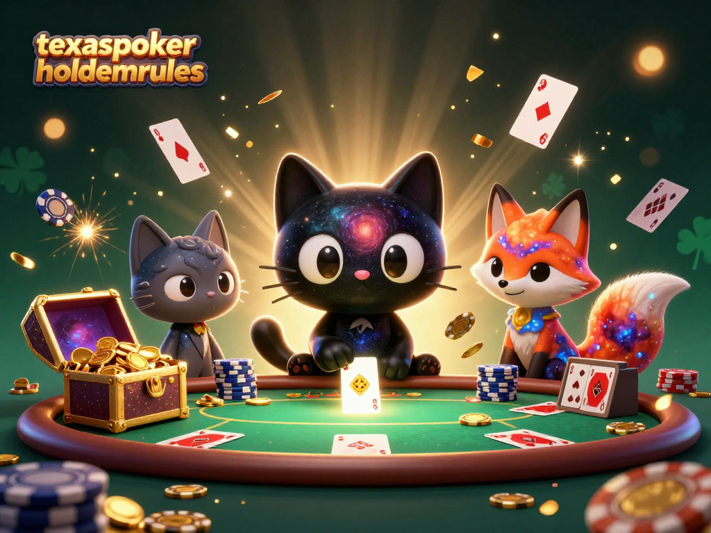 Experience the thrill of texaspokerholdemrules with vibrant cosmic poker action and sparkling cards.