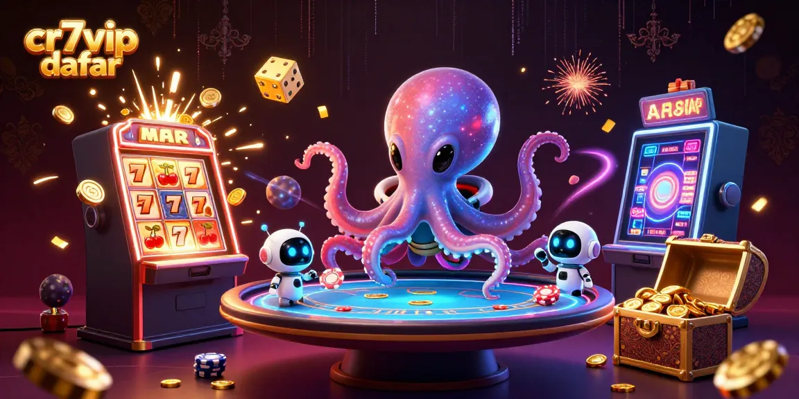 Permainan poker menarik di CR7VIP daftar dengan alien dan robot, penuh energik.