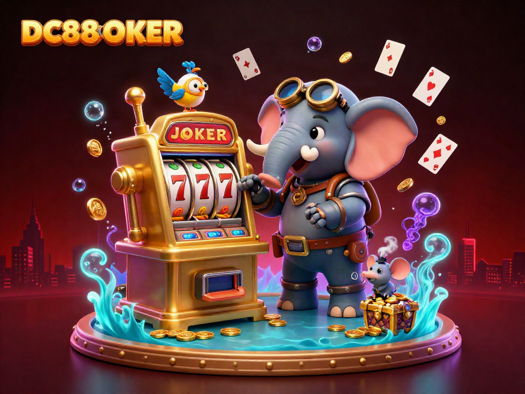 Engage with the thrilling slot machine experience at DC88JOKER featuring steampunk characters and treasure-filled gameplay.