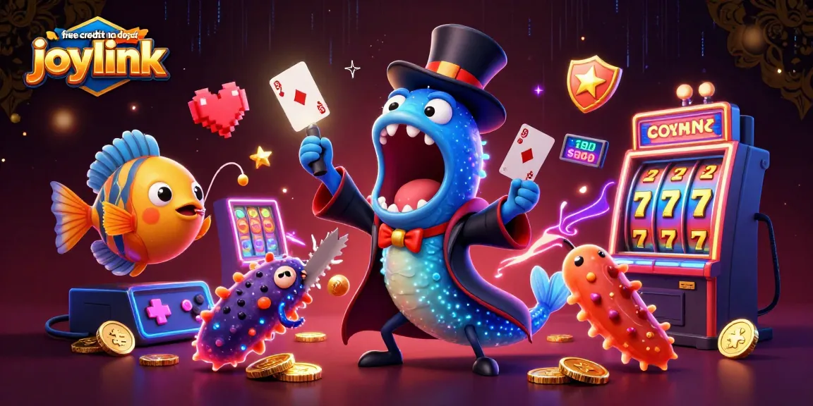 Experience the thrill of free credit no deposit joylink with an enchanting deep-sea casino magic act.