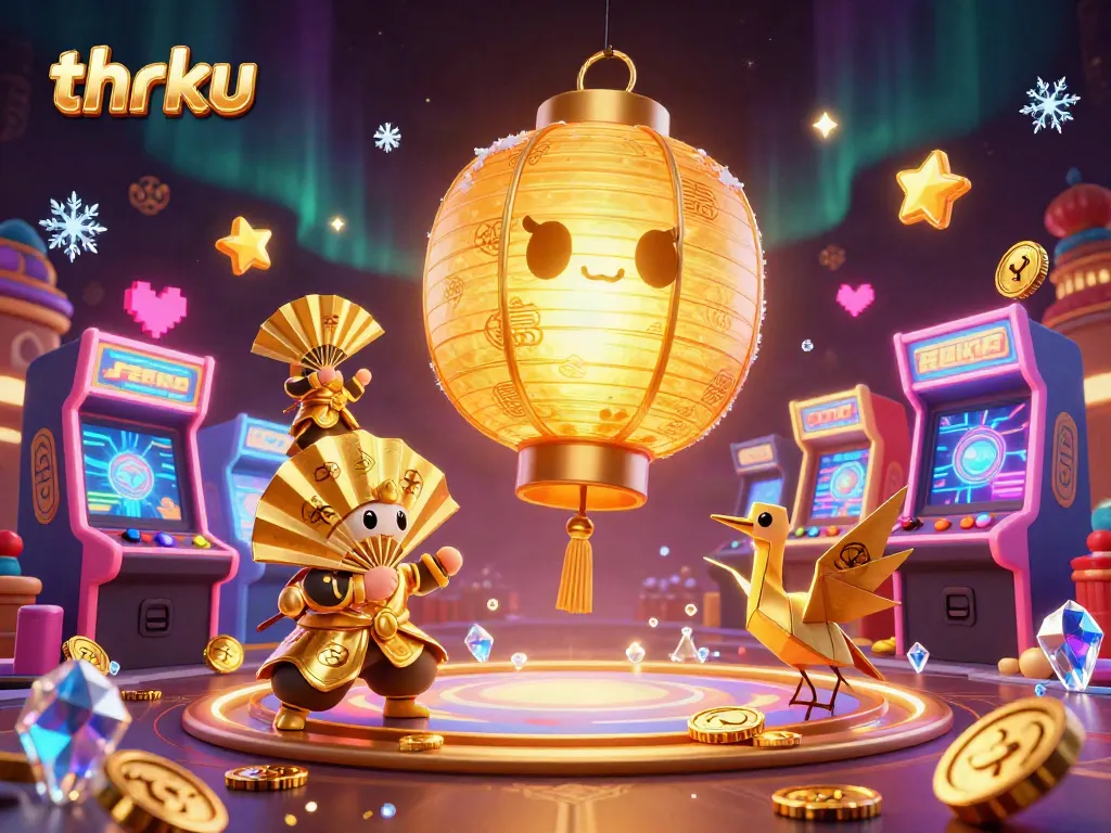 Engage with the thrilling world of thrku casino entertainment featuring a golden lantern spirit.