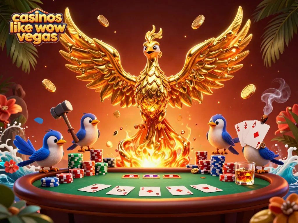 Experience thrilling gameplay at casinos like wow vegas with the gold phoenix and poker excitement.