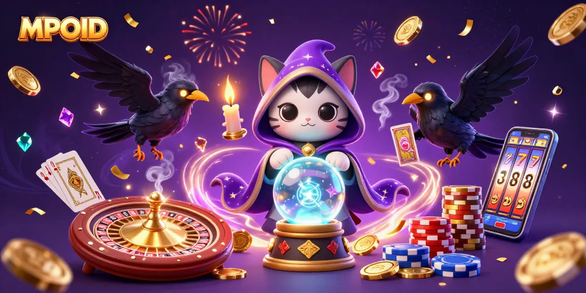 Experience exciting gameplay with MPOID, featuring vibrant casino elements and mystical characters.