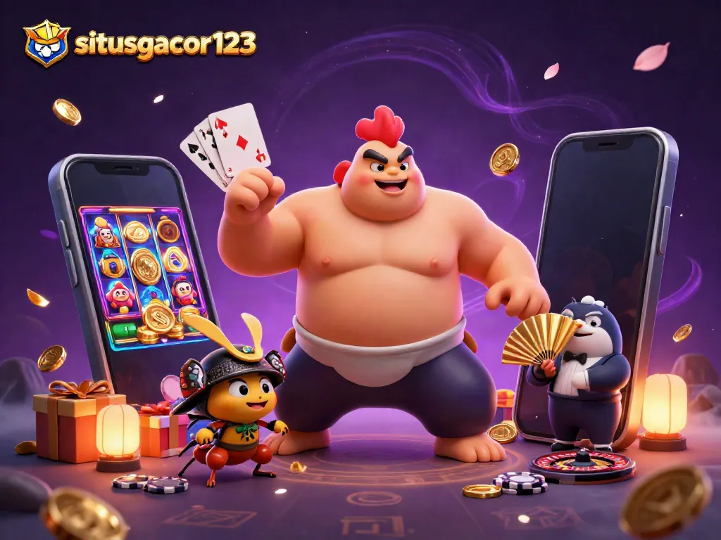 Witness the exhilarating world of situsgacor123 with vibrant gaming characters and dynamic action.
