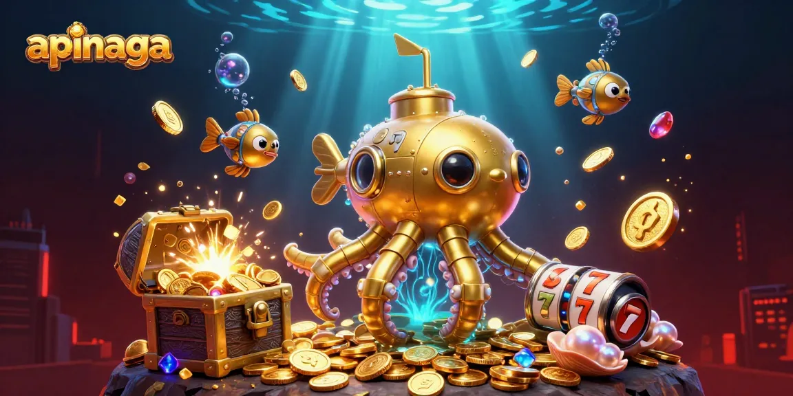 Play and win with apinaga in this vibrant underwater casino adventure filled with treasures!