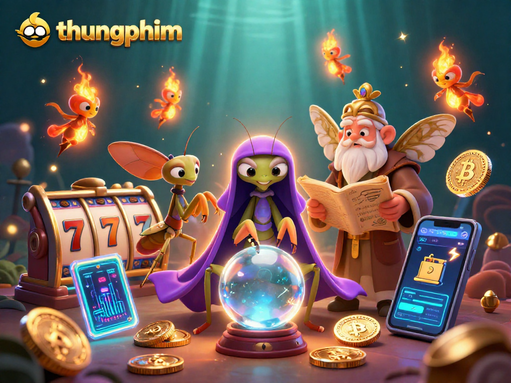 Engage with thungphim featuring captivating characters and dynamic casino elements in a vibrant scene.