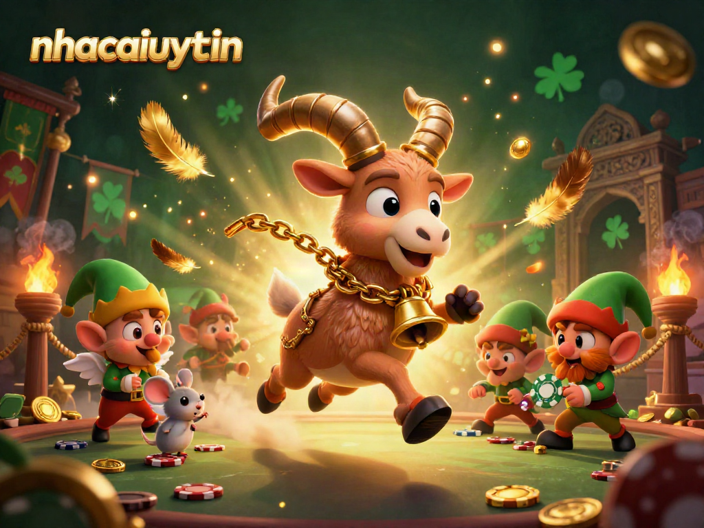 Experience thrilling action at the nhacaiuytin holiday-horror casino scene with playful characters.