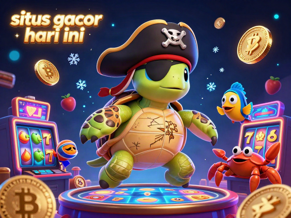 Menangkan jackpot di situs gacor hari ini dengan slot berwarna-warni dan karakter hewan laut.