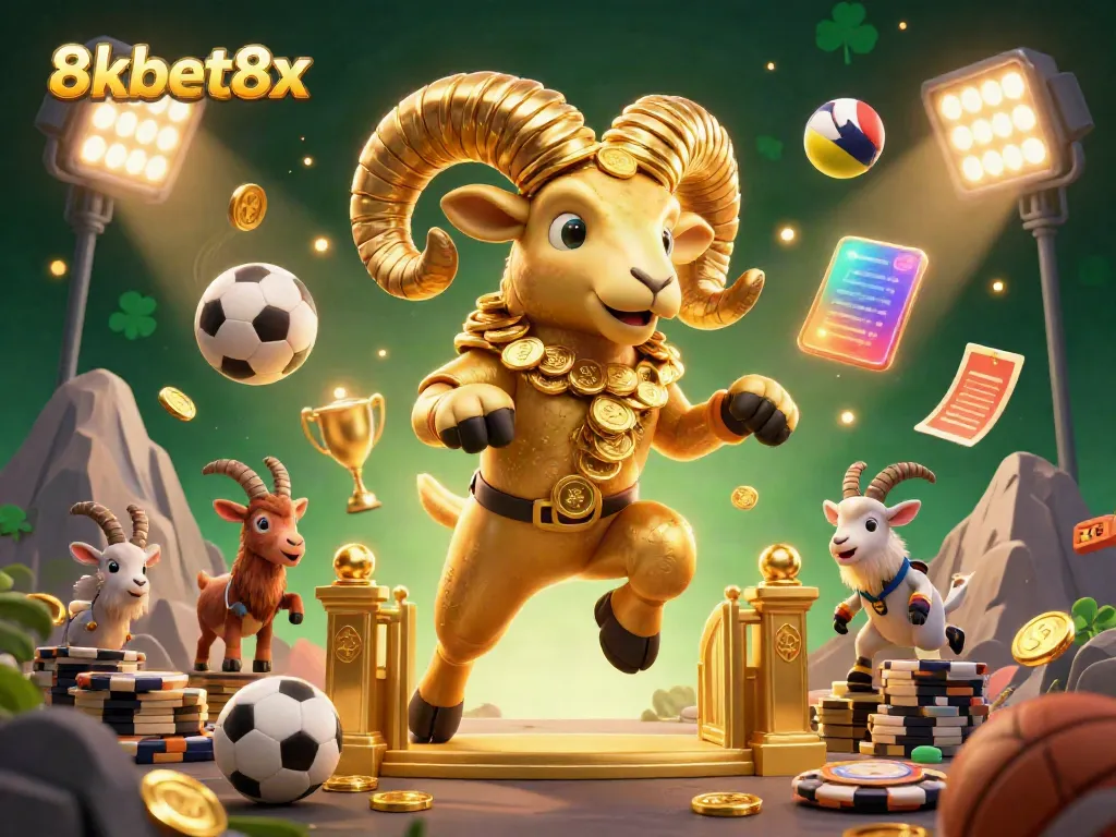 Engage in thrilling sports betting with the vibrant scene depicting fast-paced actions of 8xbet8x.