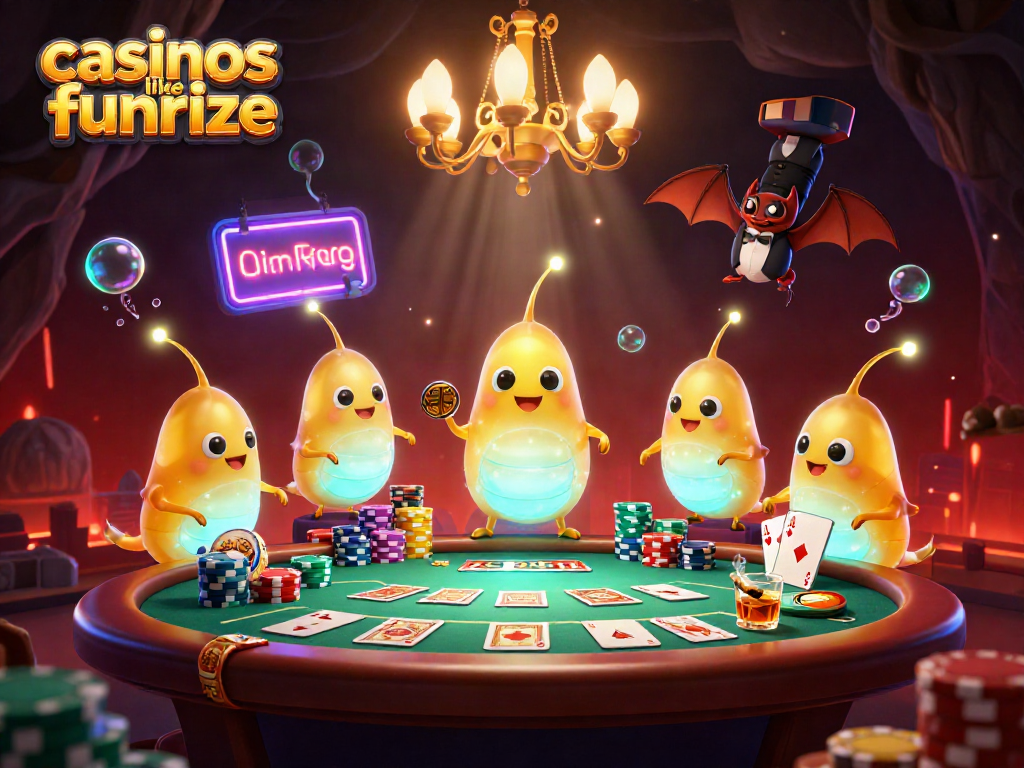 Experience the thrill with casinos like Funrize featuring glowworms illuminating a vibrant cave casino.