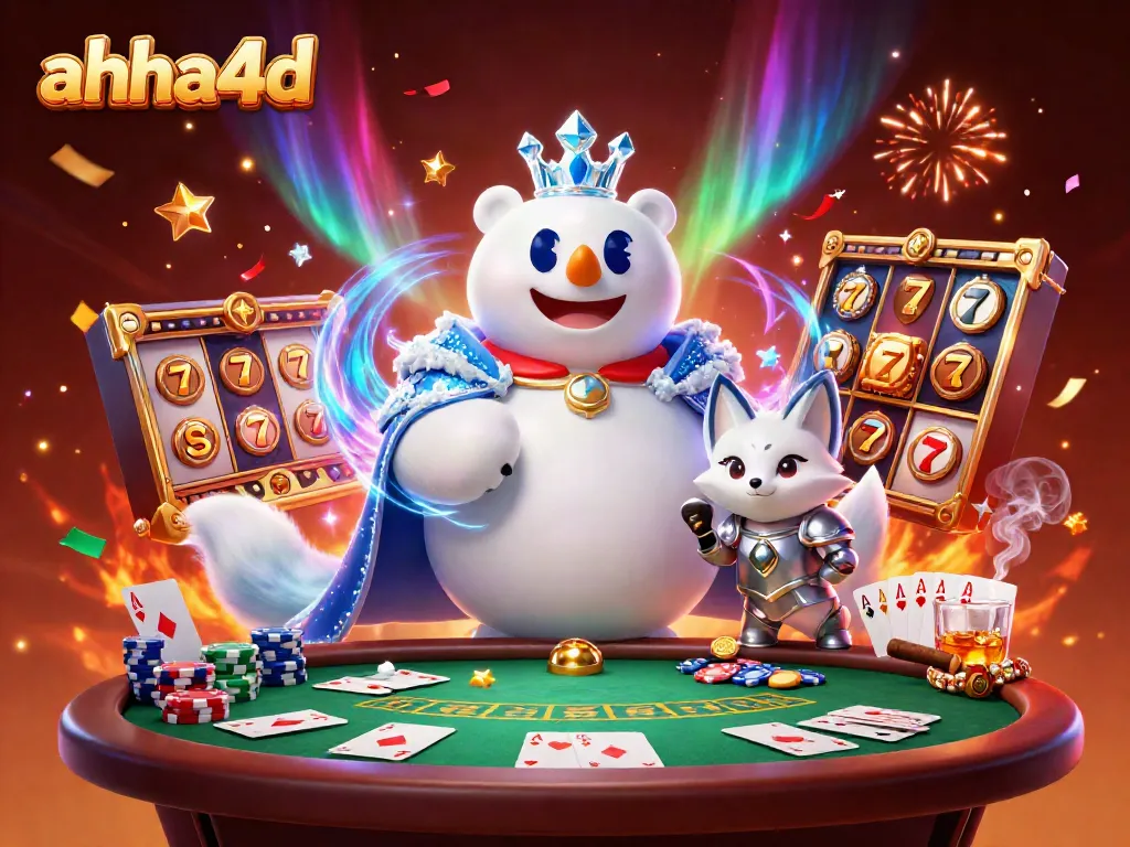 Experience thrilling gameplay in ahha4d with dynamic slot reels and engaging characters.
