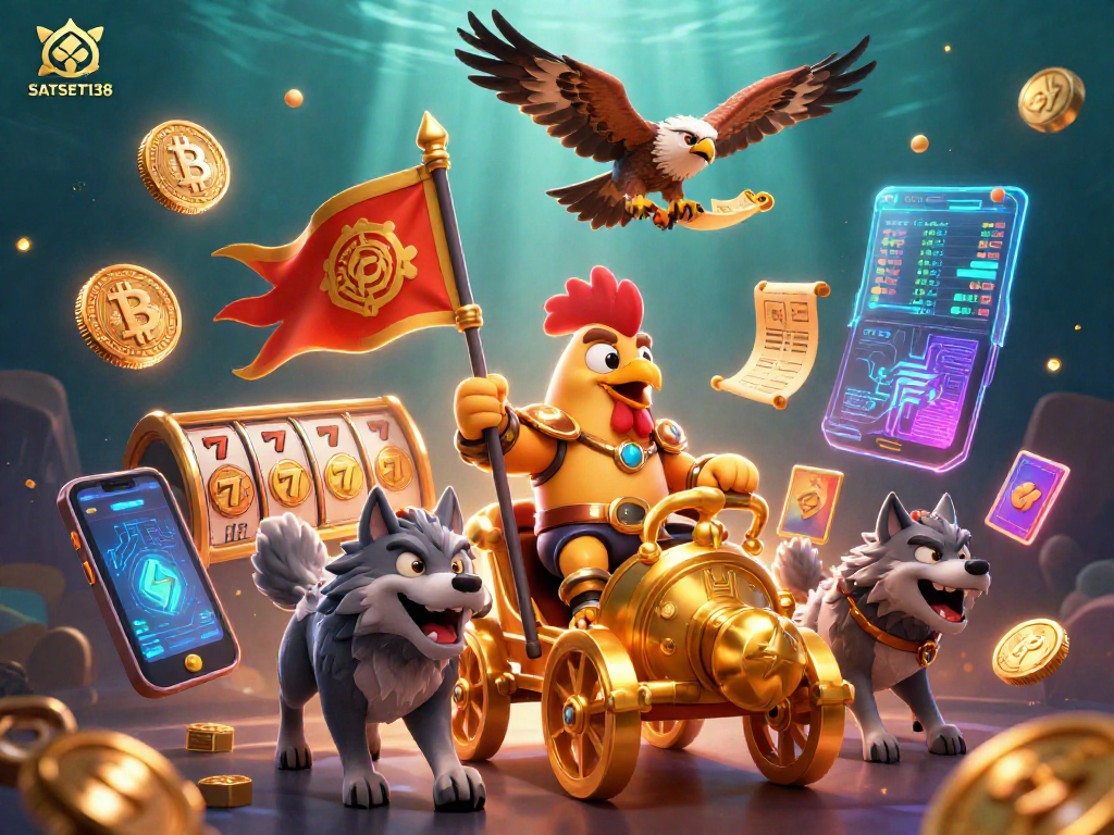 Menangkan jackpot di SATSET138 dengan simbol slot dan elemen permainan yang menarik!