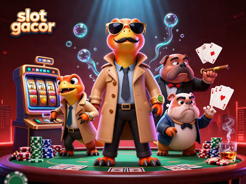 Spin the reels and win big with dynamic slot gacor action in this vibrant casino scene.