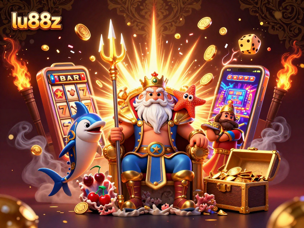 Experience jackpot wins with lu88z as Neptune leads a colorful casino adventure.