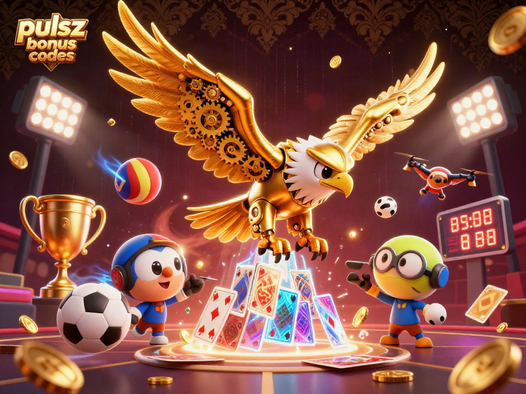 Engage with exciting pulsz bonus codes through dynamic gameplay in a vibrant casino scene.