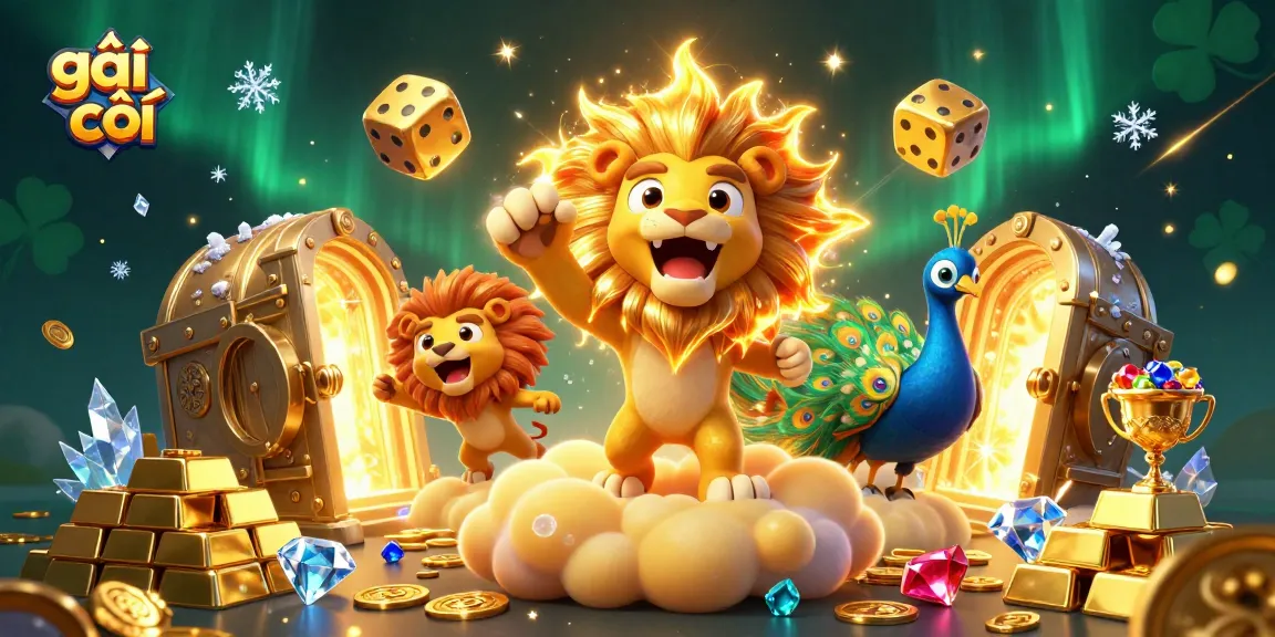 Experience exciting gambling adventures with gái gọi amidst shimmering treasures and dynamic casino elements.