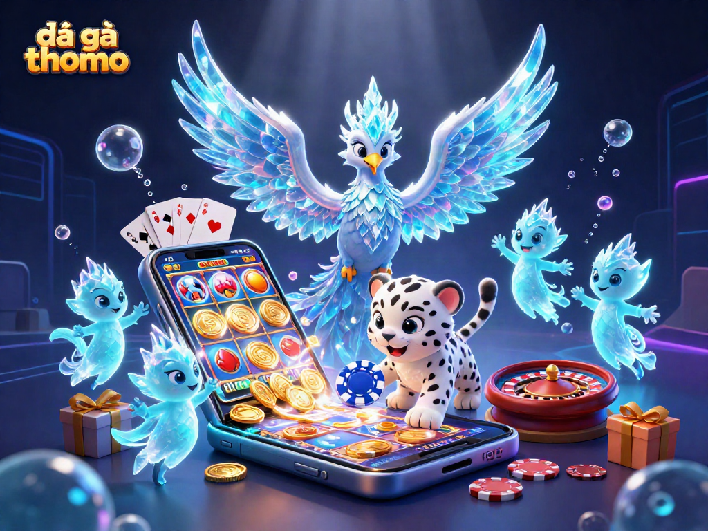 Engage with dazzling đá gà thomo live action featuring vibrant phoenix, snow leopard, and ice sprites.