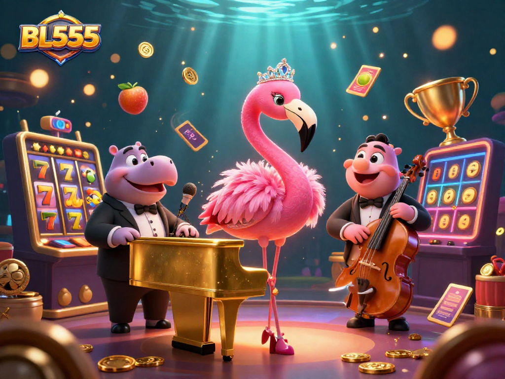 Experience the thrill of winning big at BL555's vibrant casino with dynamic characters and rich game elements.