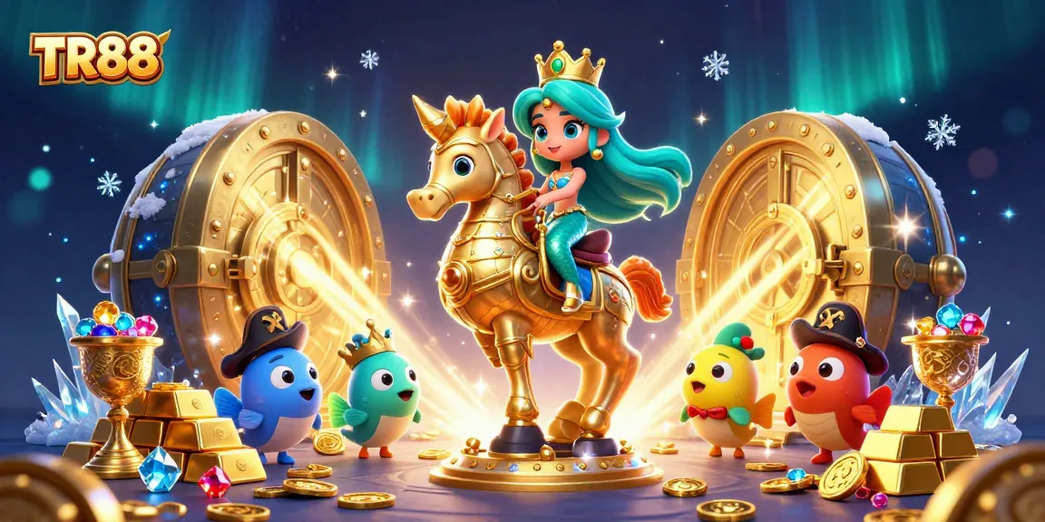 Engage with TR88's thrilling casino games in a magical underwater realm.