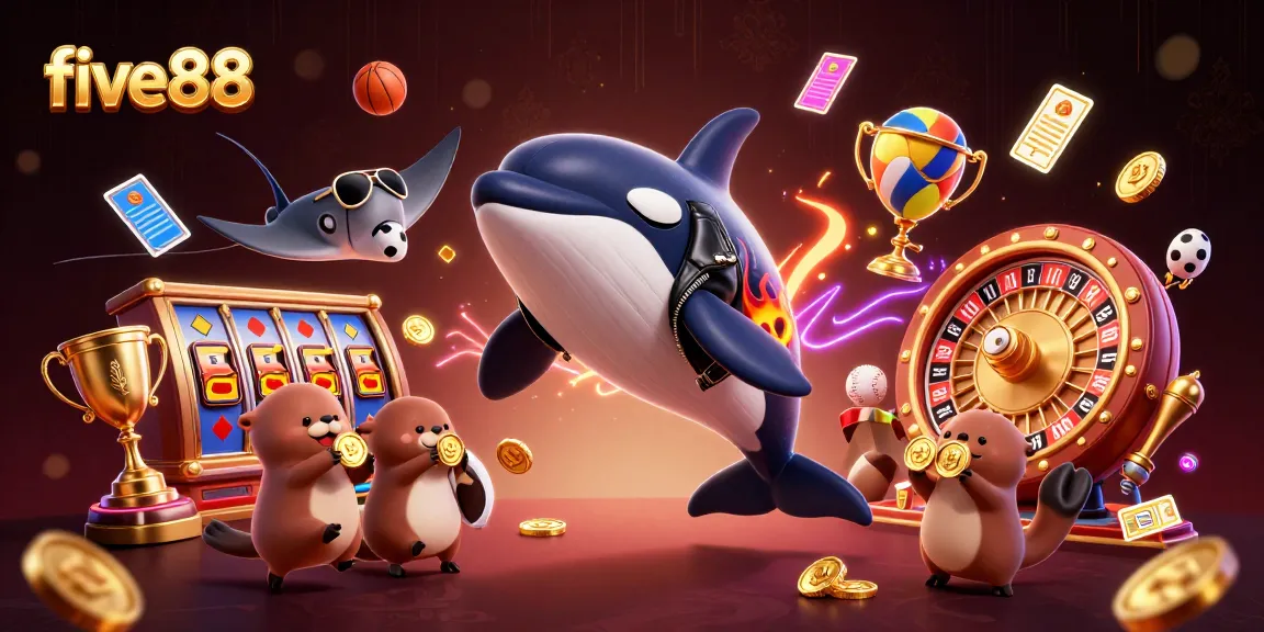 Experience thrilling games at five88 with exciting characters and dynamic casino elements.
