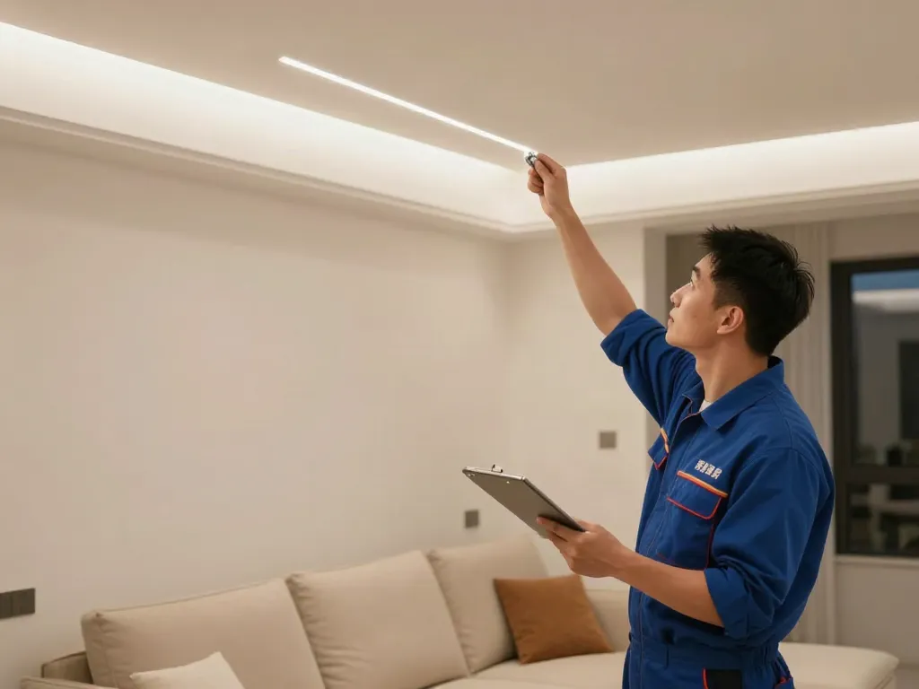 Banda LED instalată de un furnizor de servicii local de încredere
